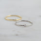 Tiny Solitaire Stacking Ring