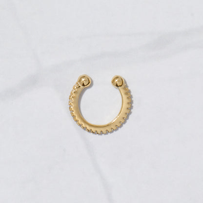 Single CZ Ear Cuff