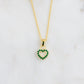 Emerald Heart Necklace