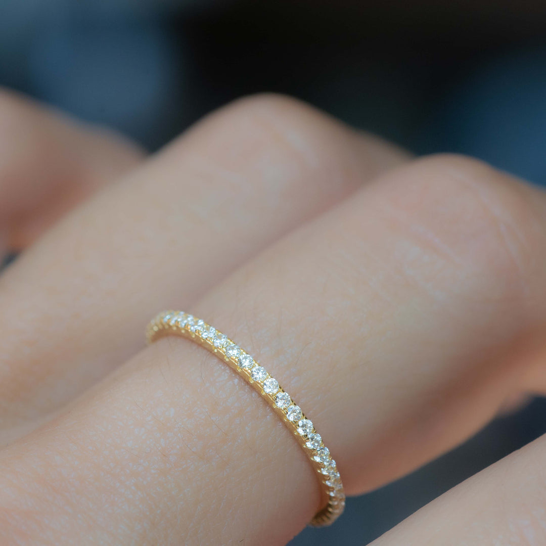 sami jewels dainty cz eternity band