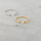 Open Ball Cuff Ring