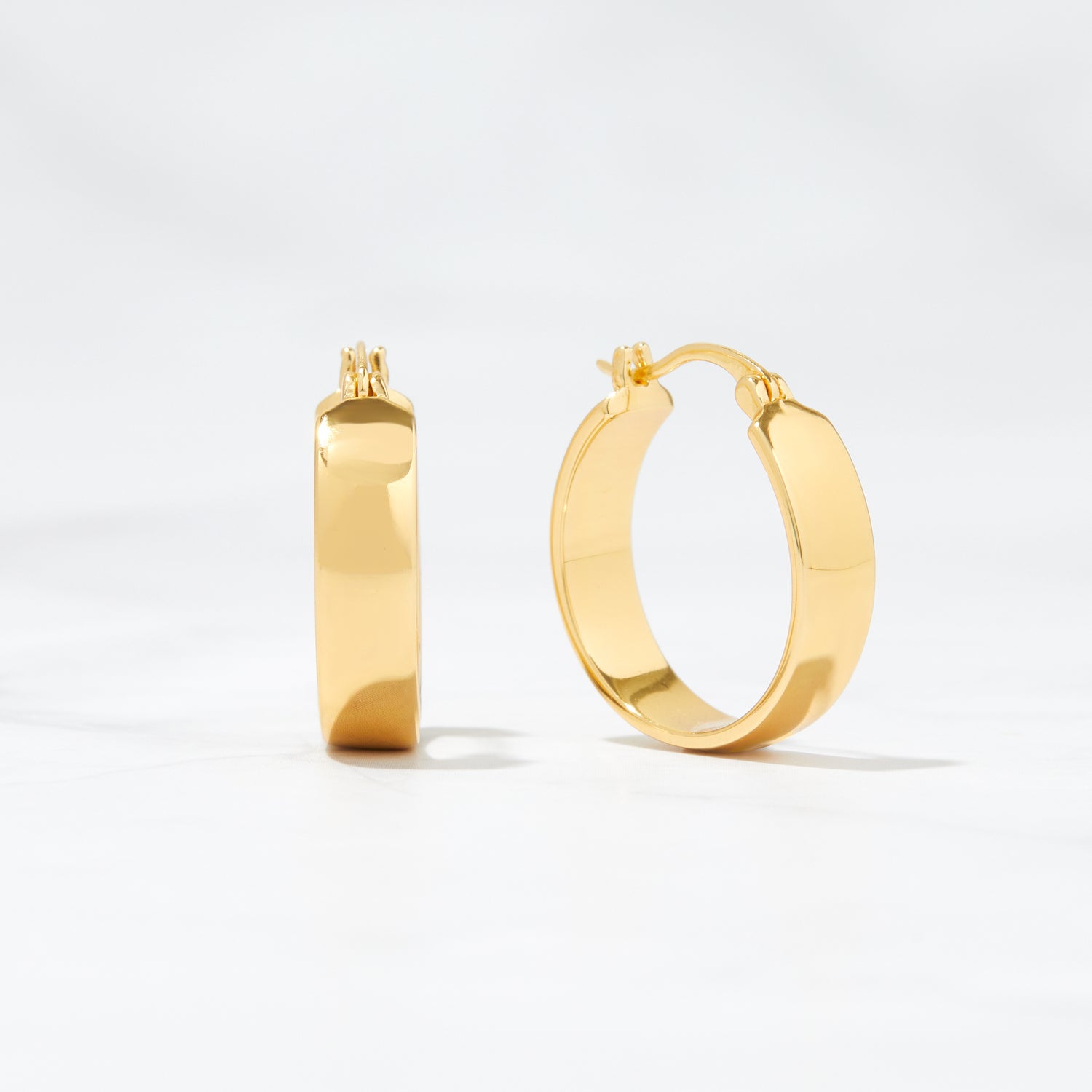 18mm Chunky Hoop Earrings