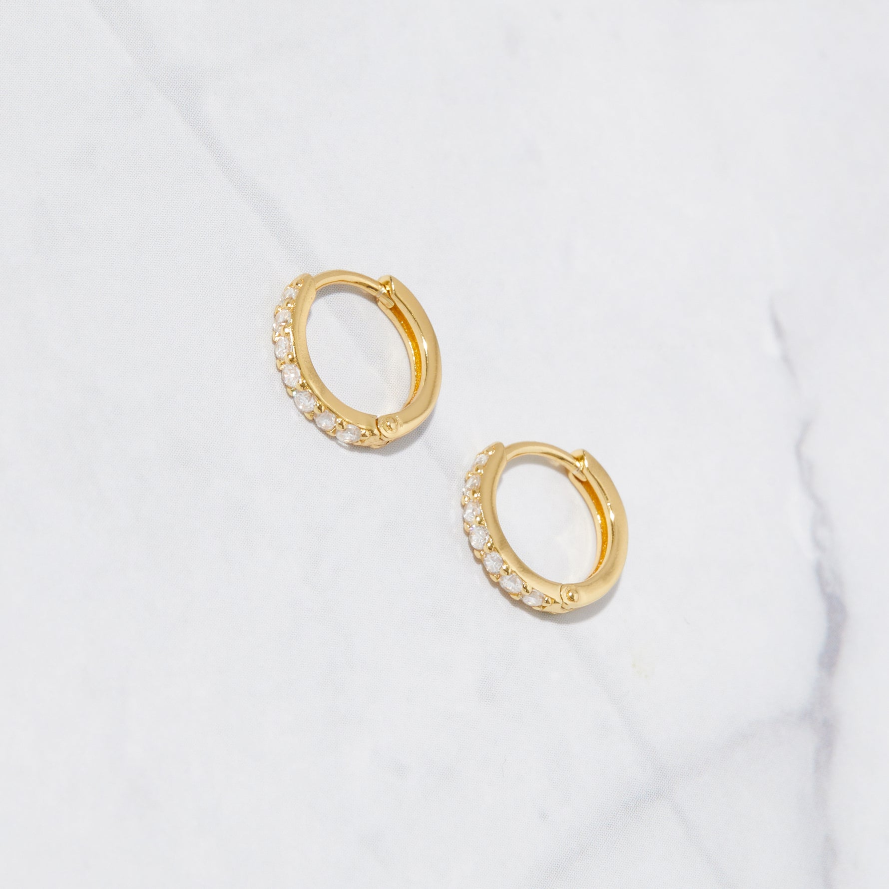 Hypoallergenic huggie earrings
