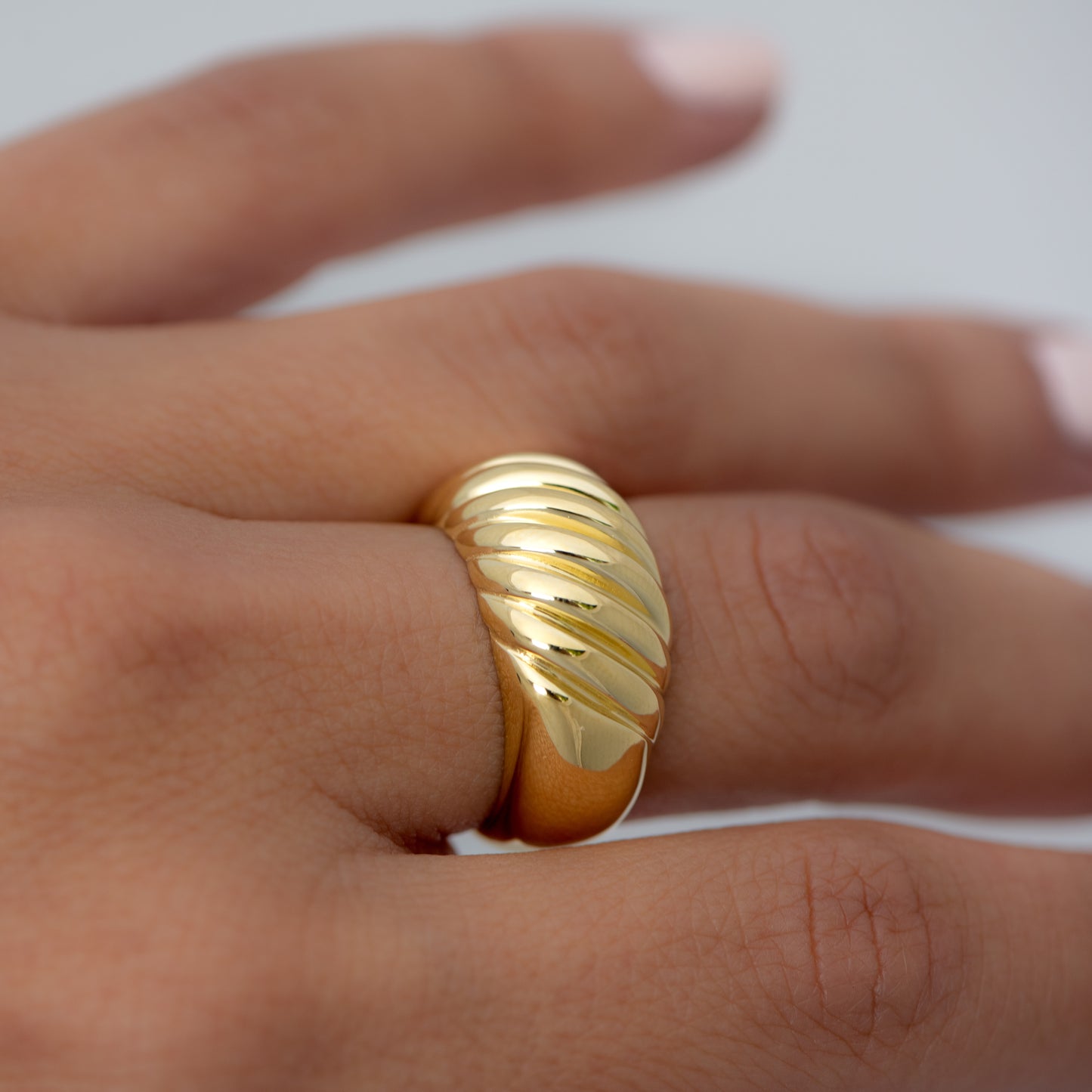 Large Croissant Ring
