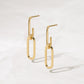 Paperclip Chain Earrings