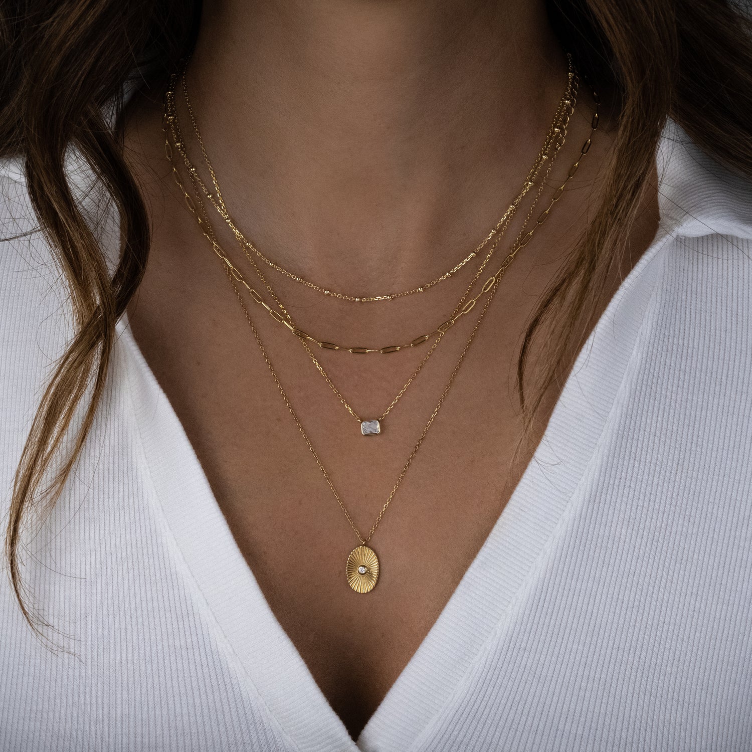 Oval Medallion Necklace
