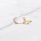 Tiny Moon Stud Earrings