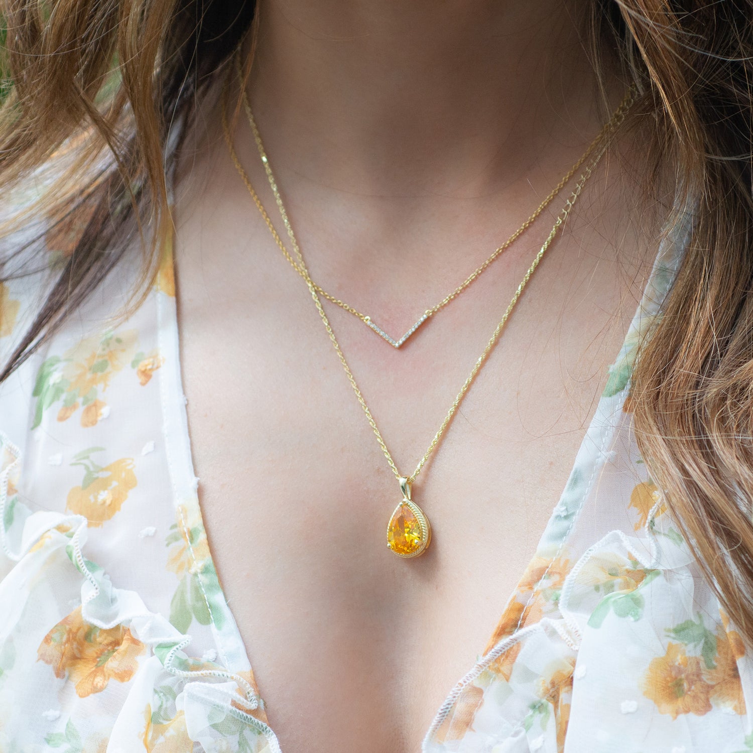 Chevron Necklace