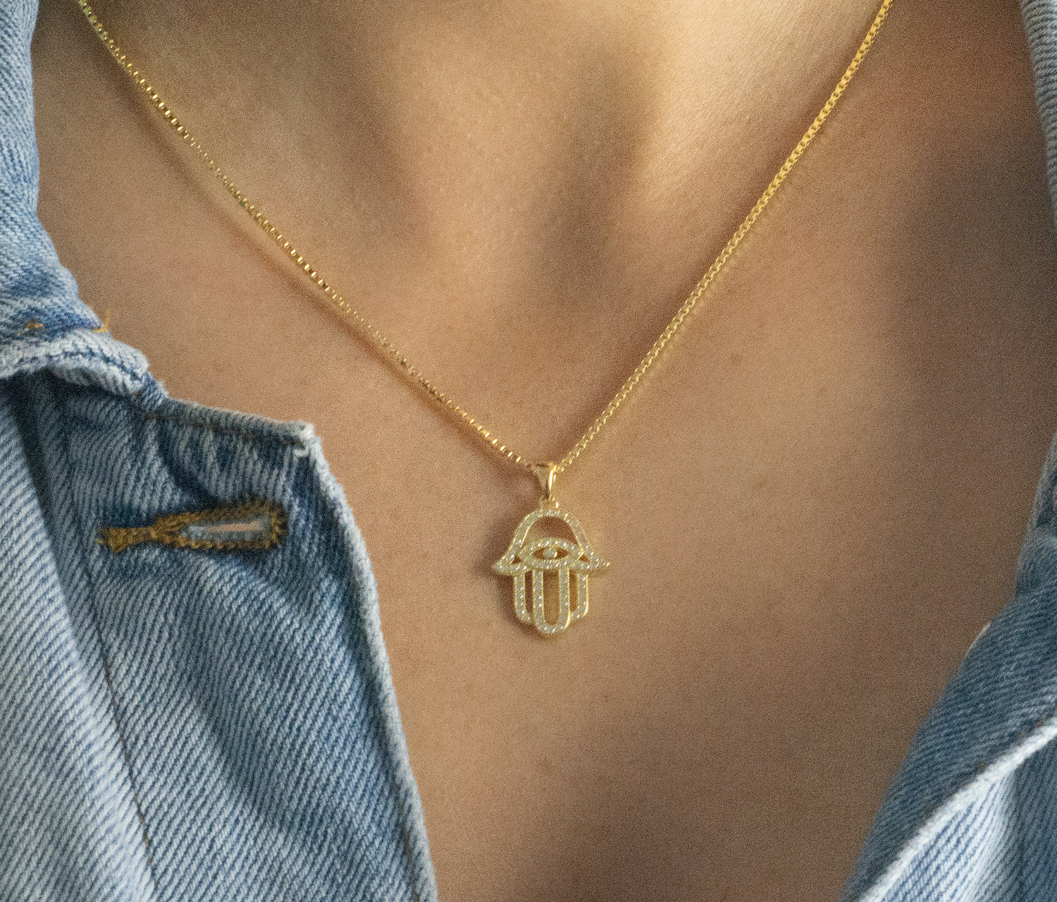 Hamsa Necklace