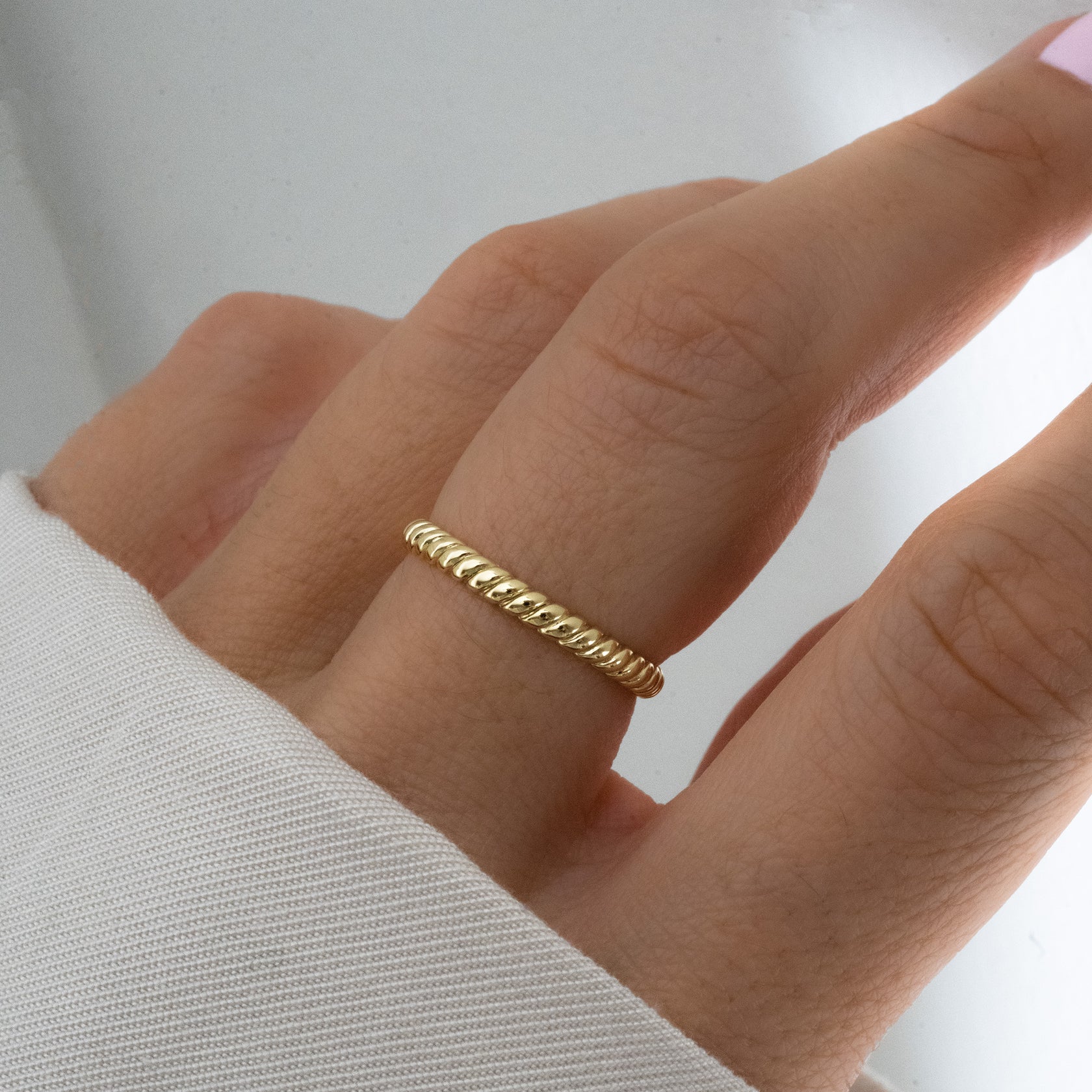 Stacking Rope Ring – Sami Jewels