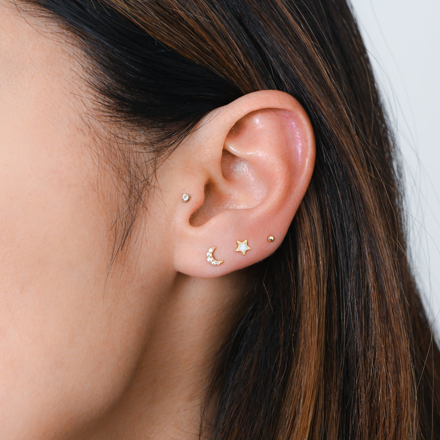 Opal Star Studs