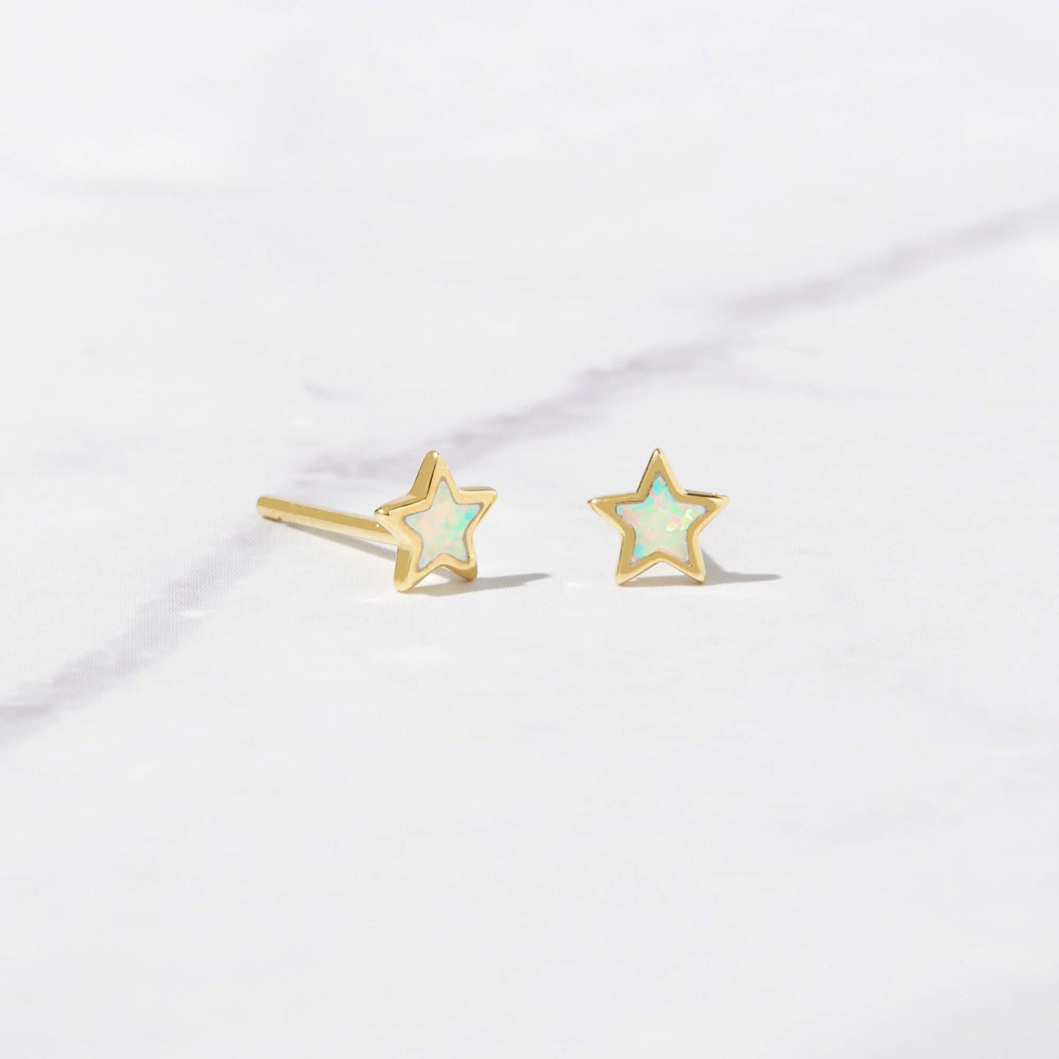 Opal Star Studs