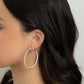 50mm Pavé Hoop Earrings