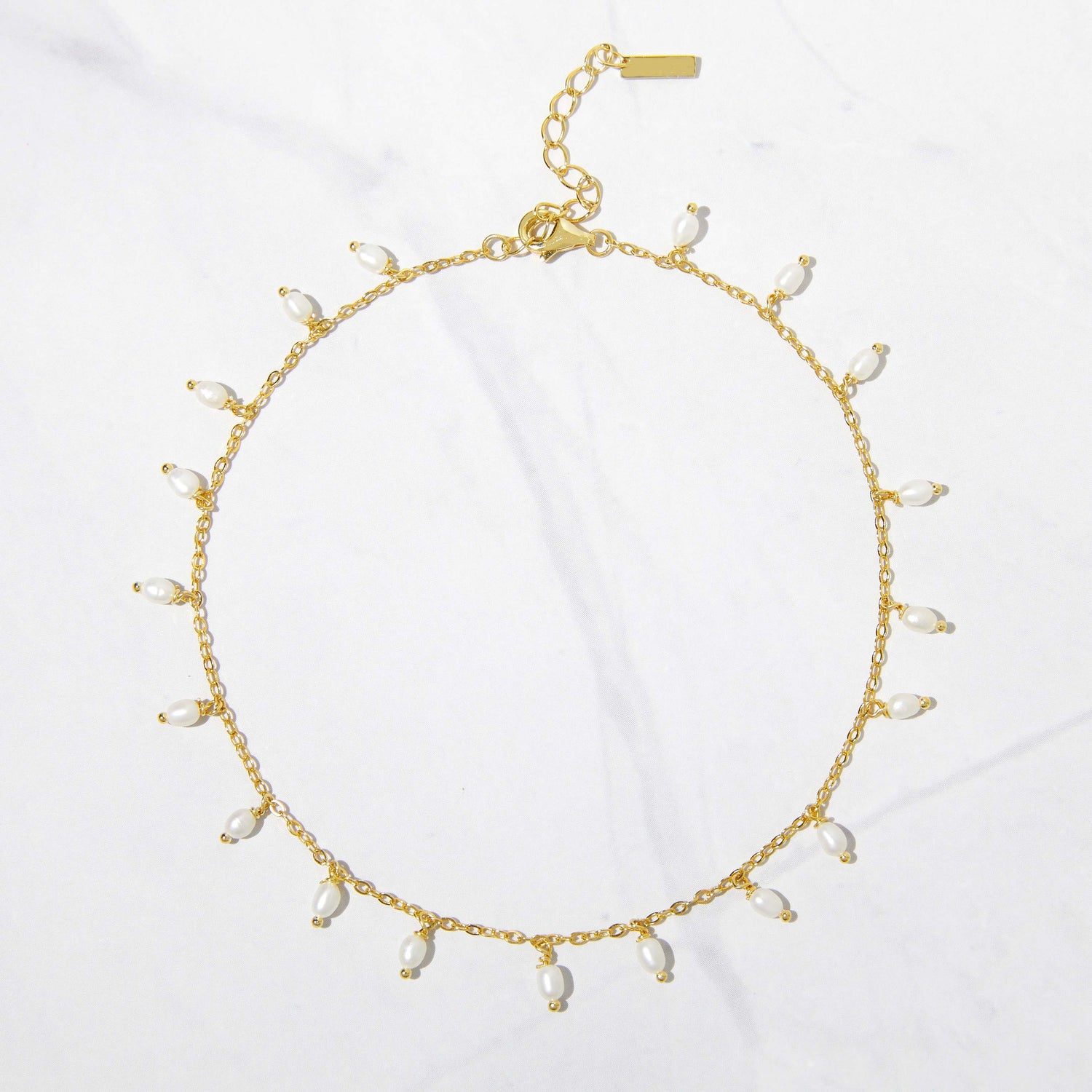 Pearl Charm Anklet