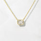 Radiant Bezel Necklace