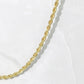 Gold Rope Chain Necklace