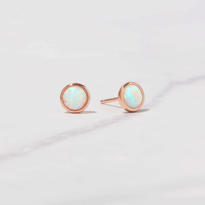 Large Opal Studs