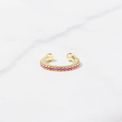 Ruby Ear Cuff