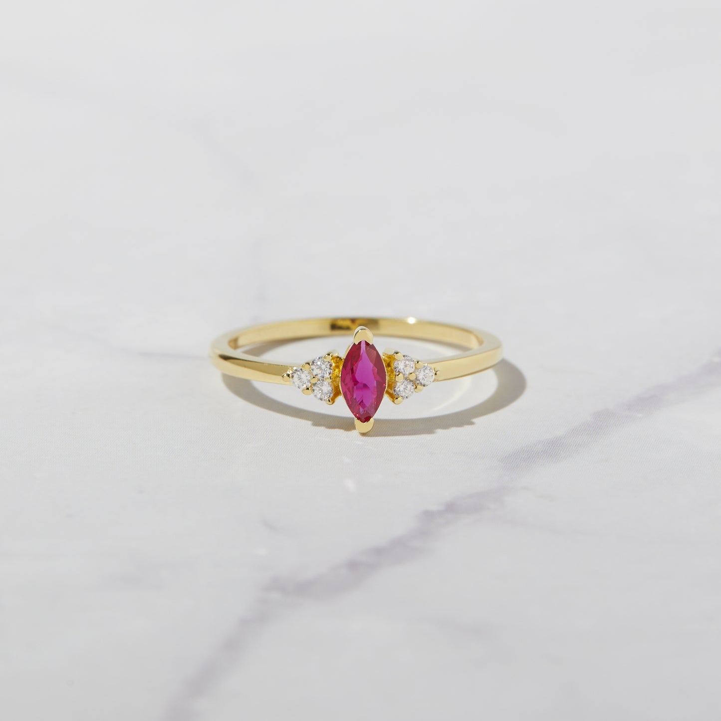 Ruby Marquise Ring