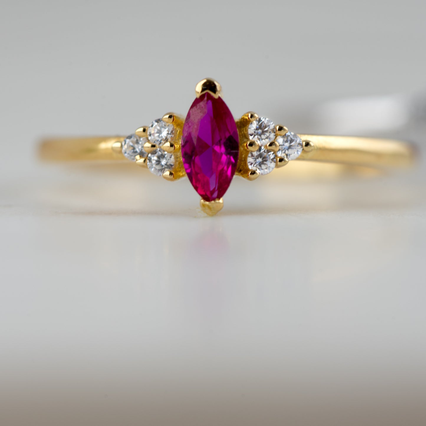 Ruby Marquise Ring