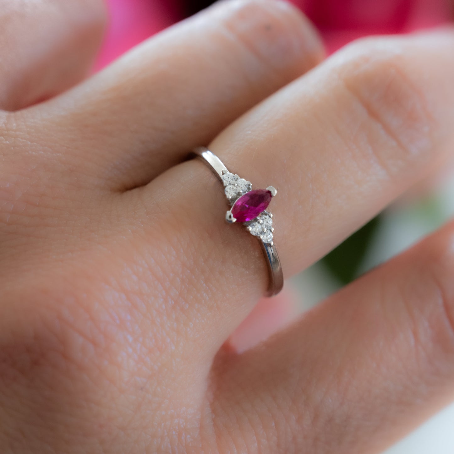 Ruby Marquise Ring