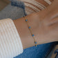 Sapphire Beaded Bracelet