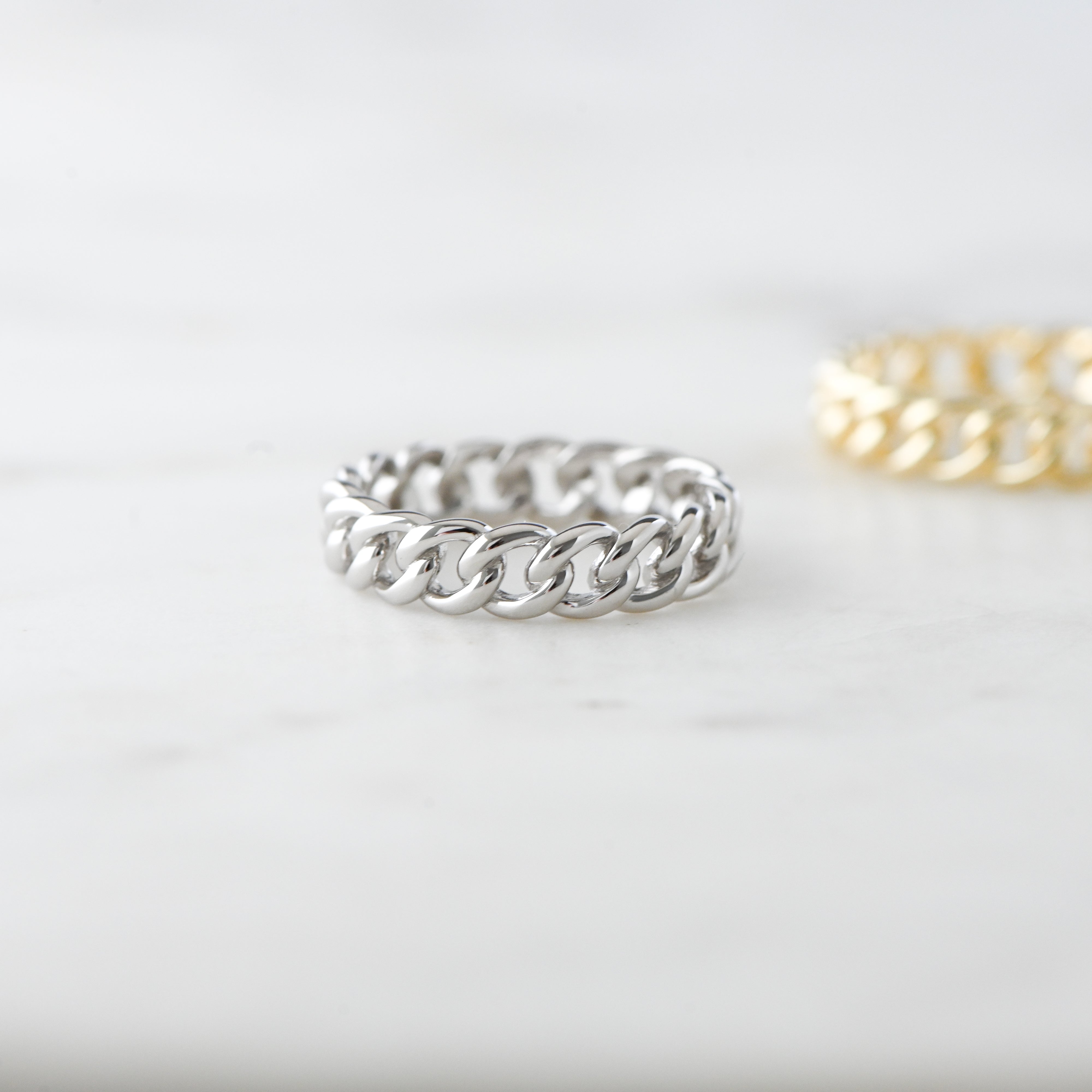 Plain Chain Ring – Sami Jewels