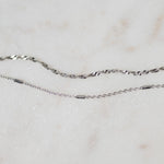 sterling silver chain bracelets for her