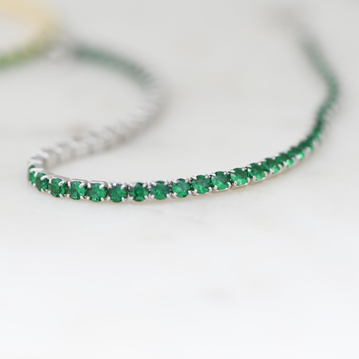 Emerald Tennis Bracelet