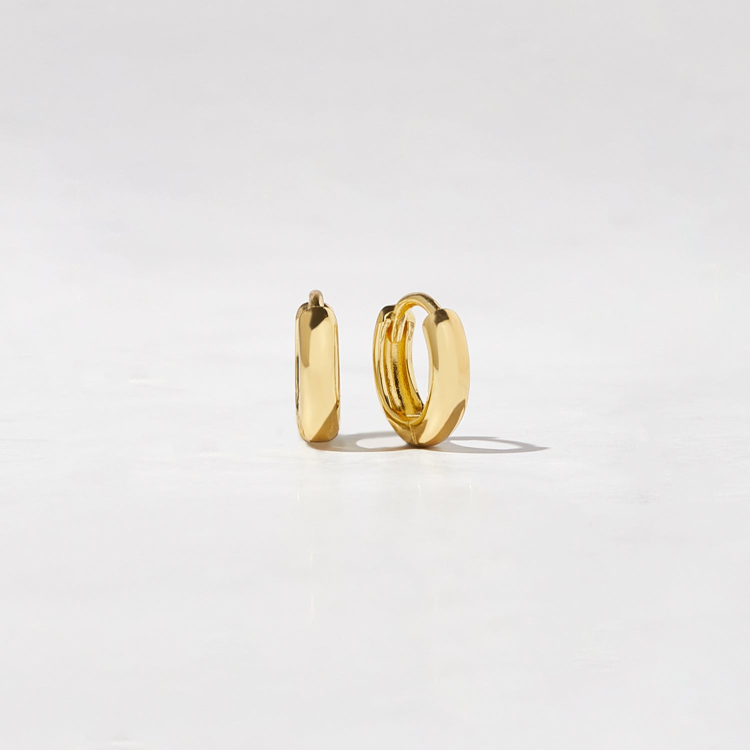 Minimalist Huggie Hoops