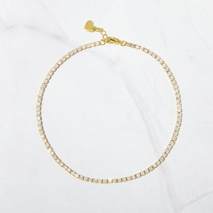 2mm Tennis Anklet