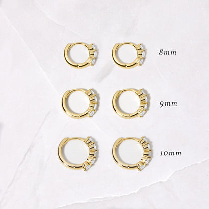 Stacy Hoop Earrings (Multiple Sizes Available)