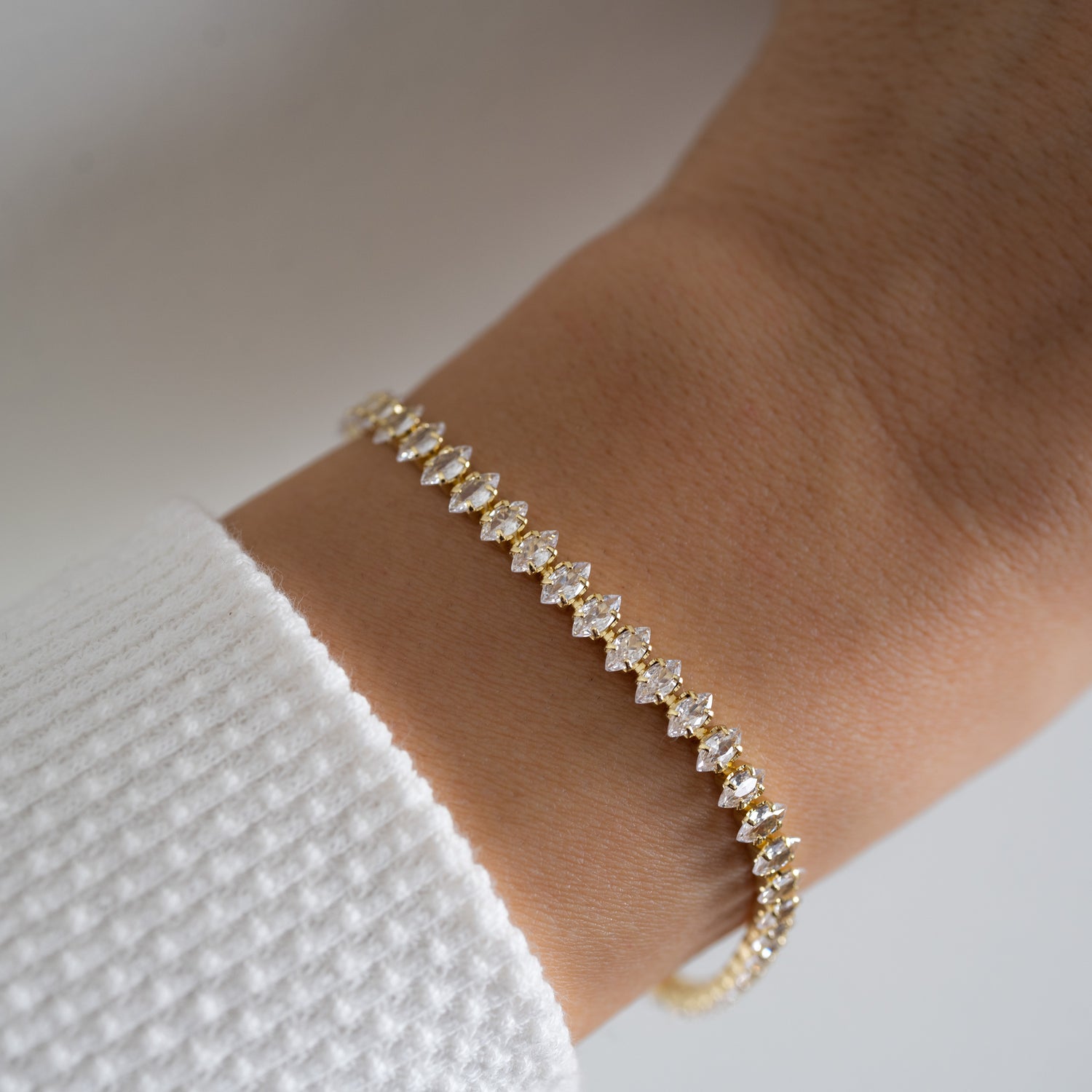 Marquise Tennis Bracelet