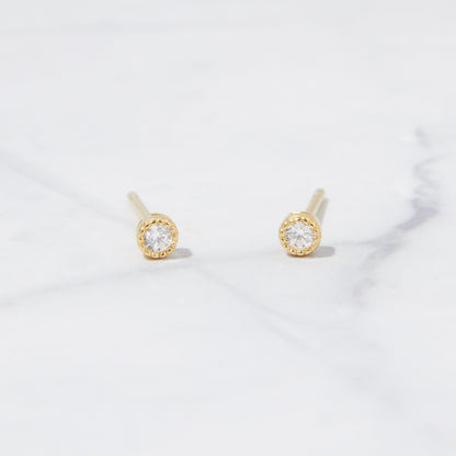 Classic diamond stud earrings for elegant everyday wear