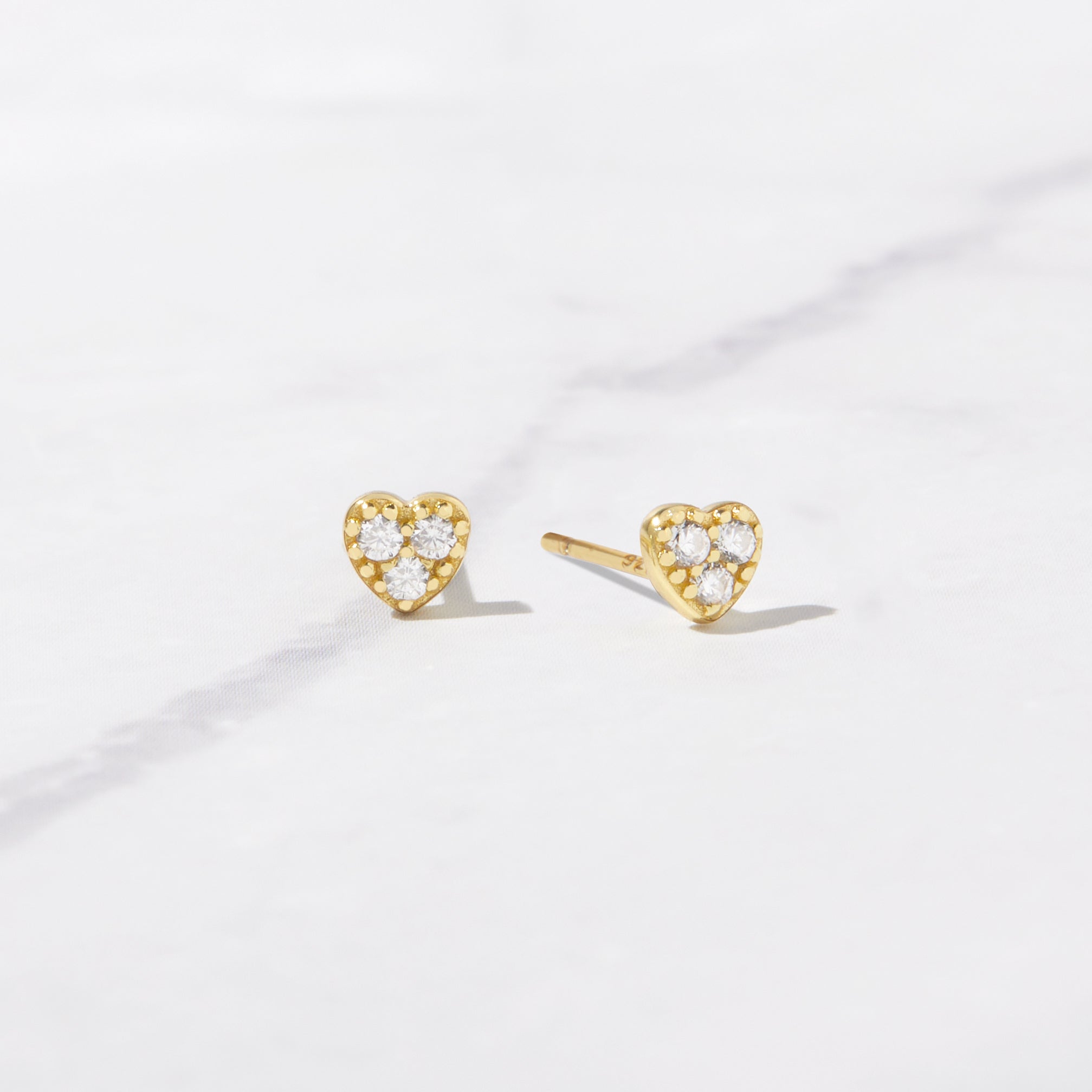 Tiny cz hot sale stud earrings