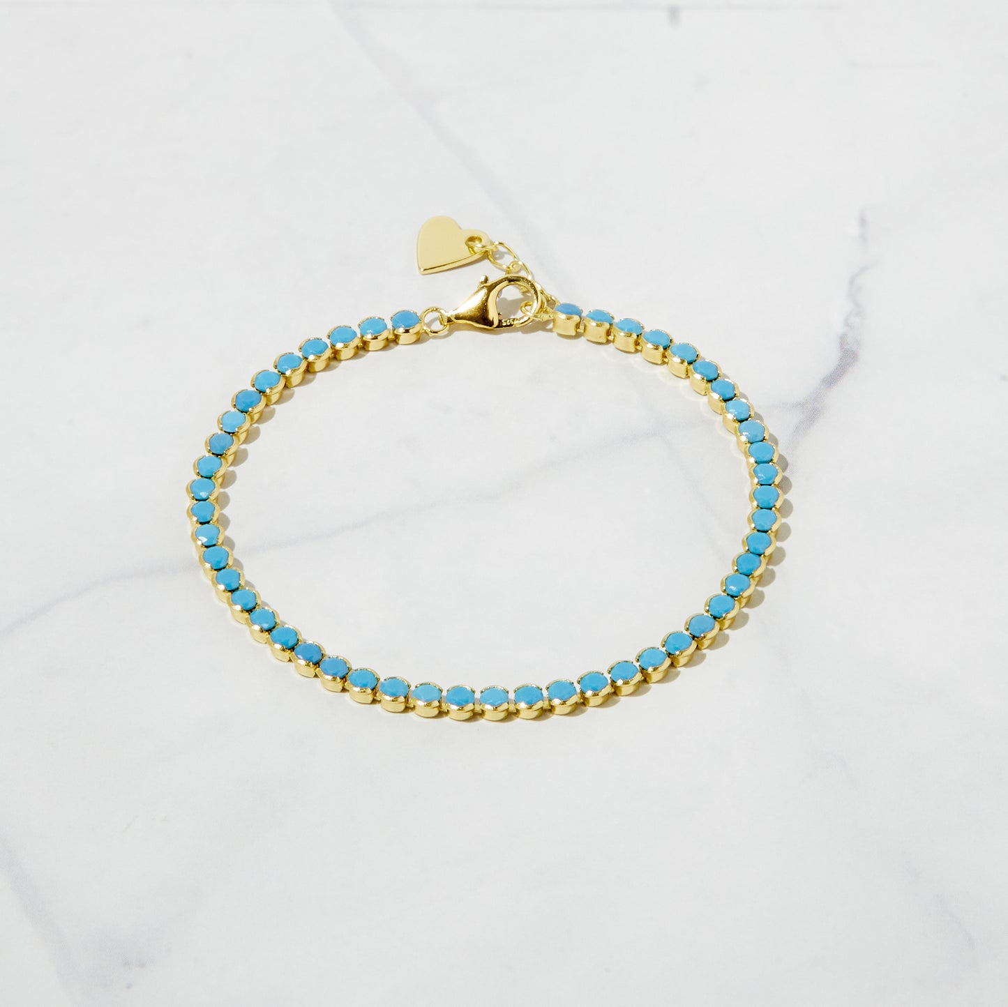 Turquoise Tennis Anklet