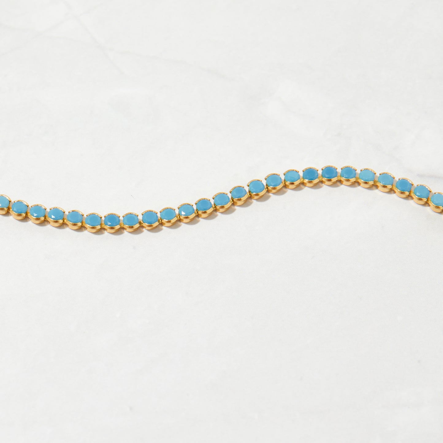 Turquoise Tennis Anklet