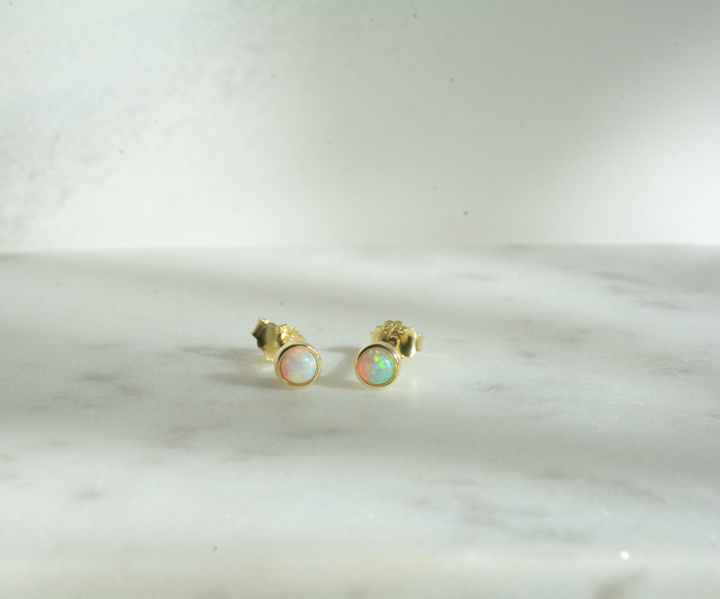 Opal Stud Earrings